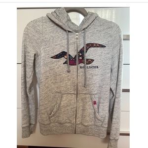 Hollister zip up jacket